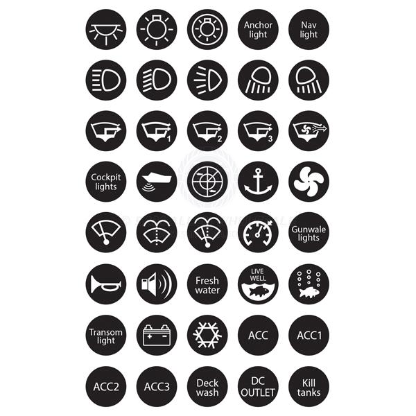 RELAXN 20A PUSH BUTTON SWITCHES - STAINLESS STEEL - PRE-WIRED