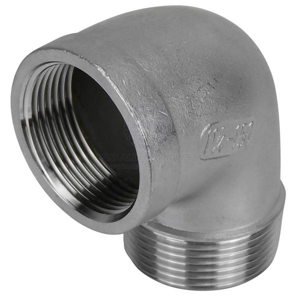 COUPLINGS - 90° ELBOW - BSP MALE / FEMALE - S/S