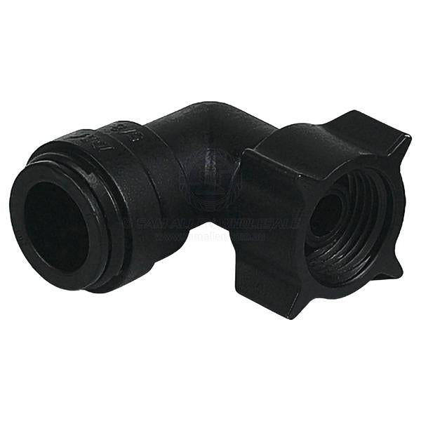 DMFIT CONNECTOR ELBOW SWIVEL BSPPF - 15MM TUBE