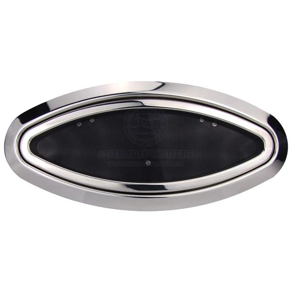 PORT HOLES - ELLIPTICAL OPENING- STAINLESS STEEL & ACRYLIC