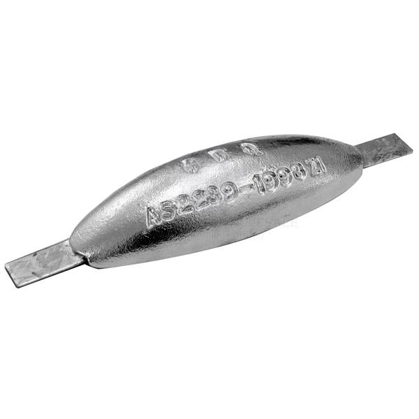 ANODES - ZINC ELIPTICAL BLOCK WITH STRAP