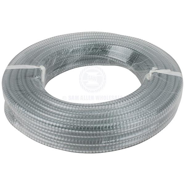 HOSE - CLEAR PVC - SPRING REINFORCED