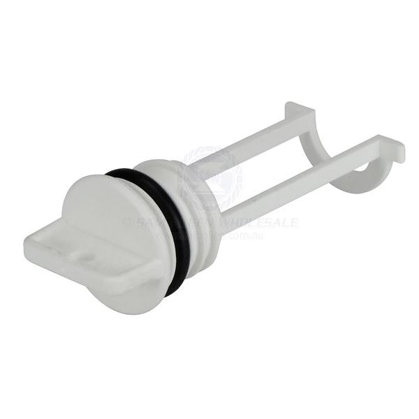 DRAIN PLUG - NYLON PLUG & BASE WITH O-RING SEAL