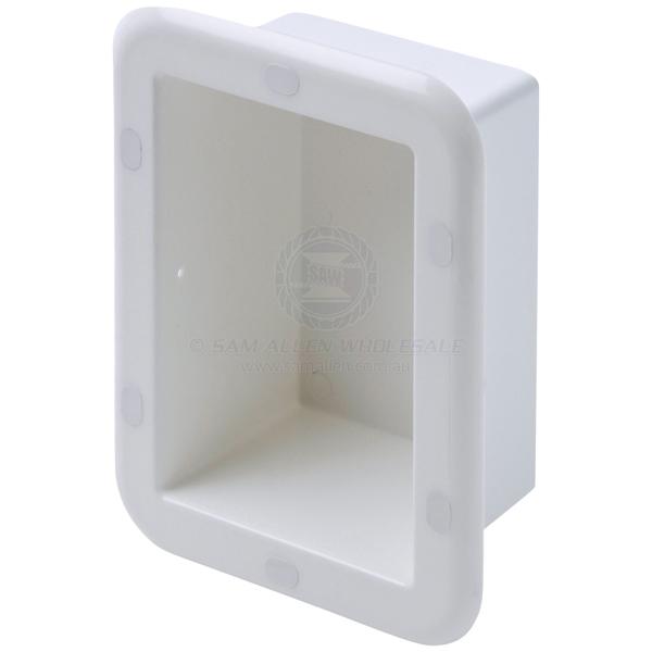 CAN-SB STORAGE BOXES - OPEN SIDE - RECESSED MOUNT - ASA PLASTIC