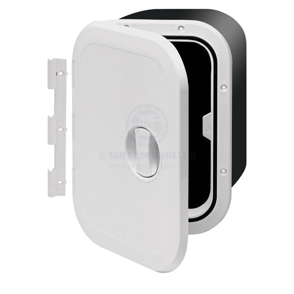 HATCHES - STORAGE BOXES WITH REMOVABLE & FIXED HINGE - ASA PLASTIC - SINGLE HANDLE