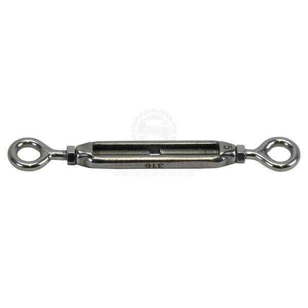 TURNBUCKLES - OPEN BODY - EYE & EYE - S/S