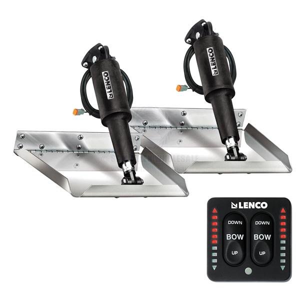 LENCO TRIM TAB KITS - EDGE MOUNT - LED INDICATOR TACTILE SWITCH WITH BUILT-IN AUTO RETRACT