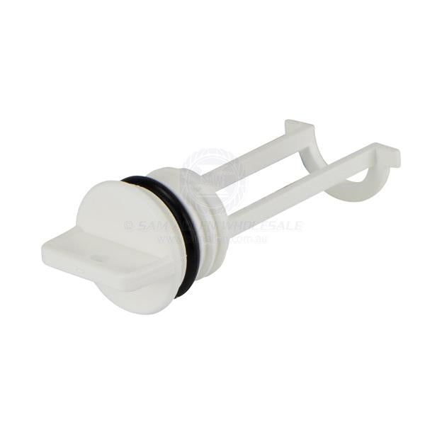DRAIN PLUG - NYLON PLUG & BASE WITH O-RING SEAL