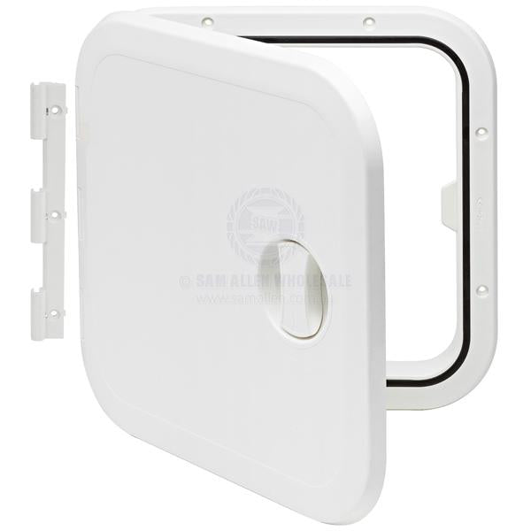 ACCESS HATCHES - REMOVABLE & FIXED HINGE - ASA PLASTIC - SINGLE HANDLE