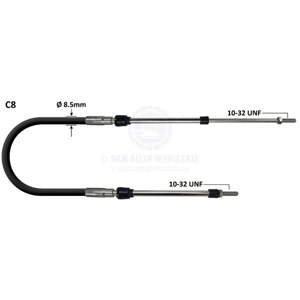 ULTRAFLEX ENGINE CONTROL CABLES - C8