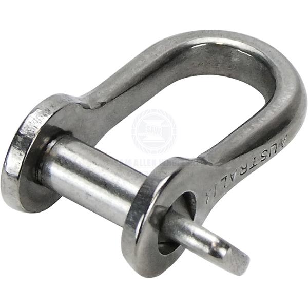 RILEY SHACKLES - STANDARD DEE - STAINLESS STEEL
