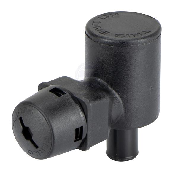 FUEL BREATHER WITH P-TRAP VENT VALVE