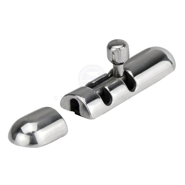 BARREL BOLTS - ROUNDED - STAINLESS STEEL