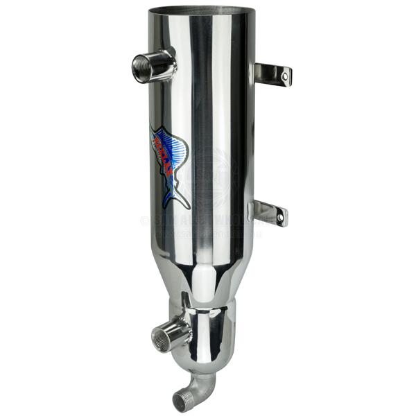 REELAX LIVE BAIT / TUNA TUBE SINGLE TRANSOM MOUNT STAINLESS STEEL