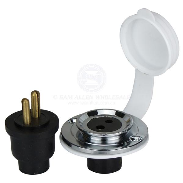 ELECTRICAL - CONNECTORS - ECONOMY 2 PIN PLUG & SOCKET