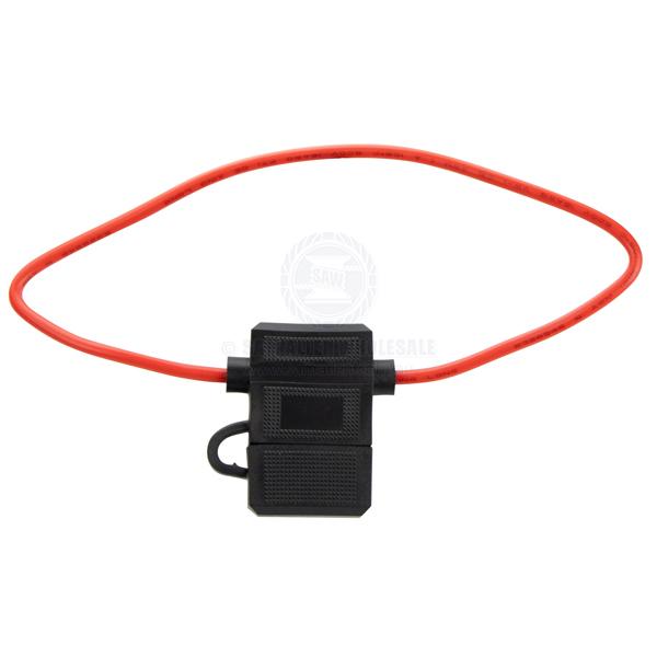 RELAXN BLADE FUSE HOLDER IN-LINE - WATERPROOF SUITS UP TO 30A STANDARD BLADE