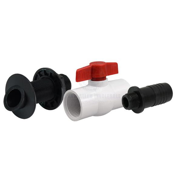 WATER PICKUP KITS - DECK WASH - NYLON PICKUP & PVC BALL VALVE KITS