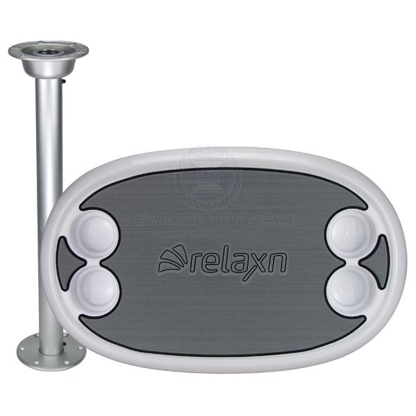 RELAXN TABLE KITS - STOWABLE ALLOY PEDESTAL WITH PREMIUM TABLE TOP