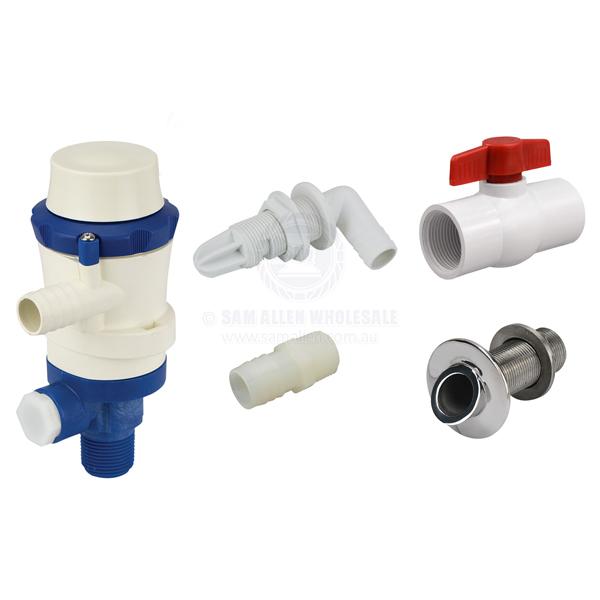 STAINLESS STEEL PICKUP KITS - DECK WASH / BAIT PUMP