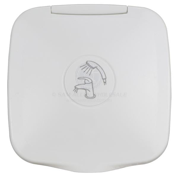 ARAVON SHOWER BOX - HEAD, MIXER & HOSE - LOCKABLE