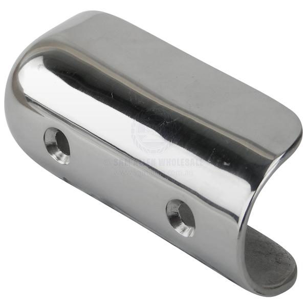 GUNWALE END CAPS - ROUND STAINLESS STEEL