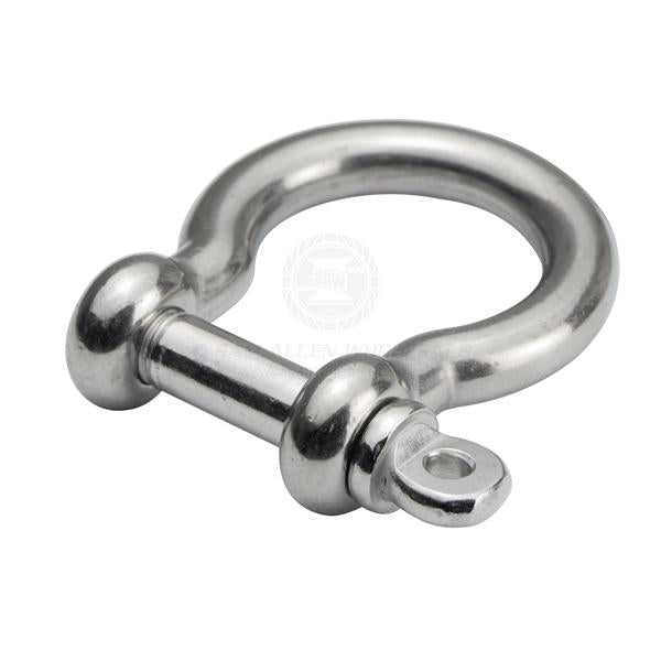 SHACKLES - BOW - STAINLESS STEEL