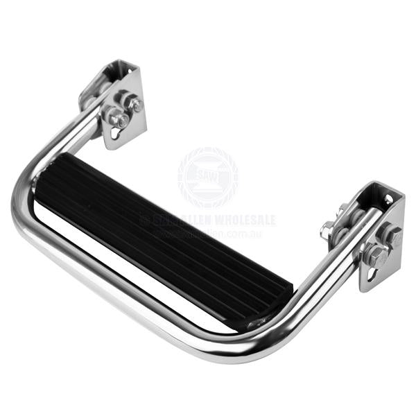 FOOTREST - FOLD UP - STAINLESS STEEL