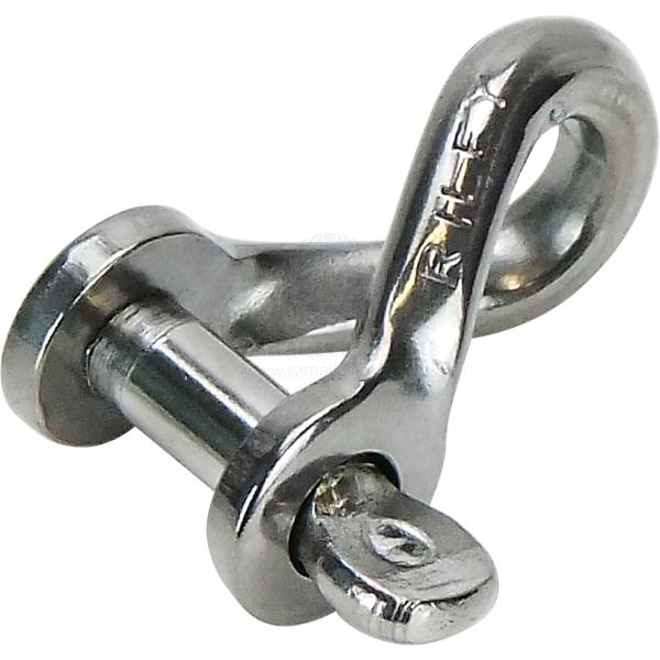 RILEY SHACKLES - TWISTED - STAINLESS STEEL