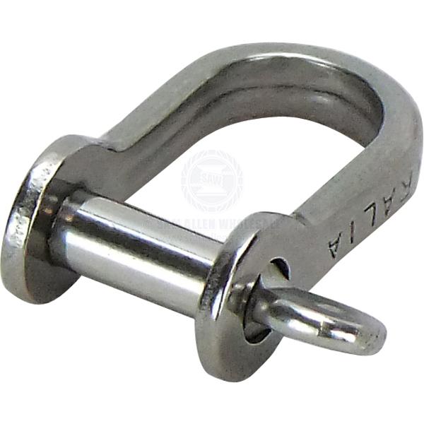 RILEY SHACKLES - STANDARD DEE - STAINLESS STEEL