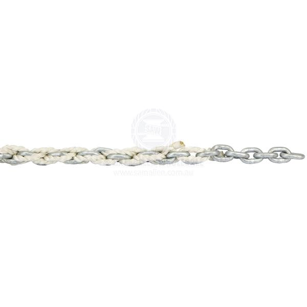 ANCHOR ROPE AND CHAIN KIT - 8 STRAND NYLON