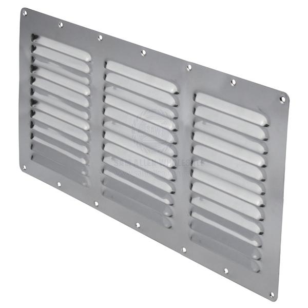 VENTS - RECTANGULAR LOUVRE - STAINLESS STEEL