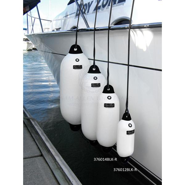 FENDER WITH ROPE - SUPAFEND - PVC