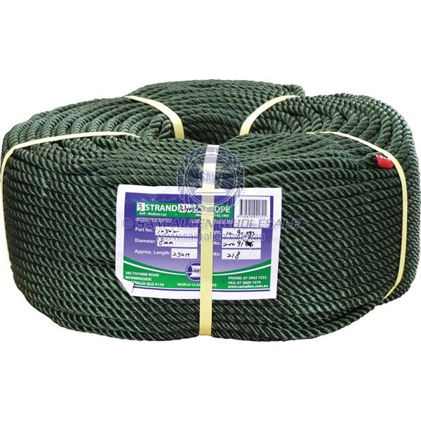 STRONGAROPE ROPE - POLYESTER - 3 STRAND LAID