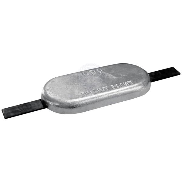 ANODES - ALLOY BLOCK OVAL WITH STRAP