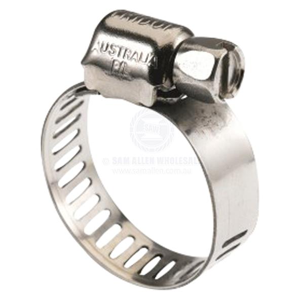 HOSE CLAMPS - MICRO - PERFORATED - S/S