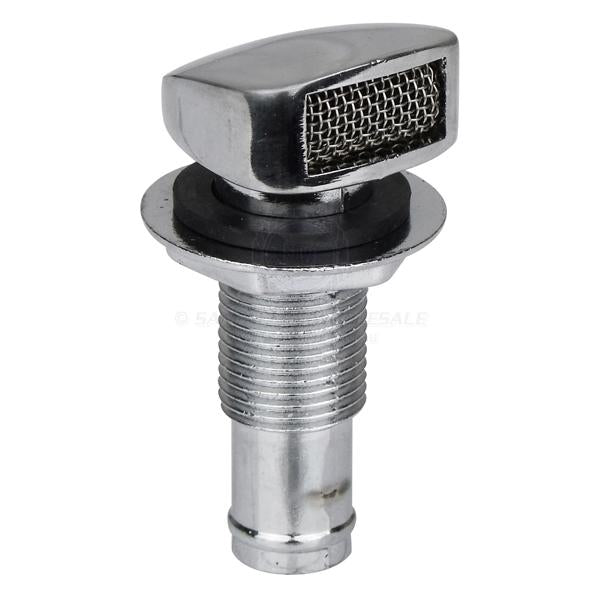 FUEL BREATHER - STREAMLINE - CHROME PLATED