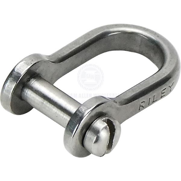 RILEY SHACKLES - SLOTTED PIN - STAINLESS STEEL