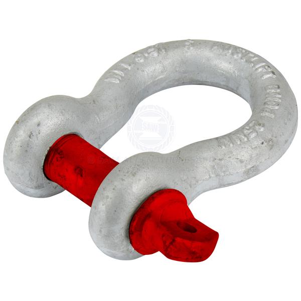 SHACKLES - BOW - SCREW PIN GALVANISED - GRADE S