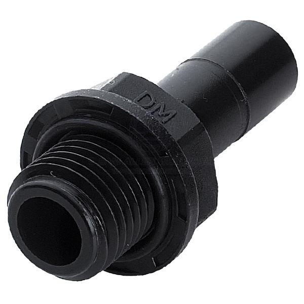 DMFIT ADAPTOR STRAIGHT BSPPM - 12MM STEM