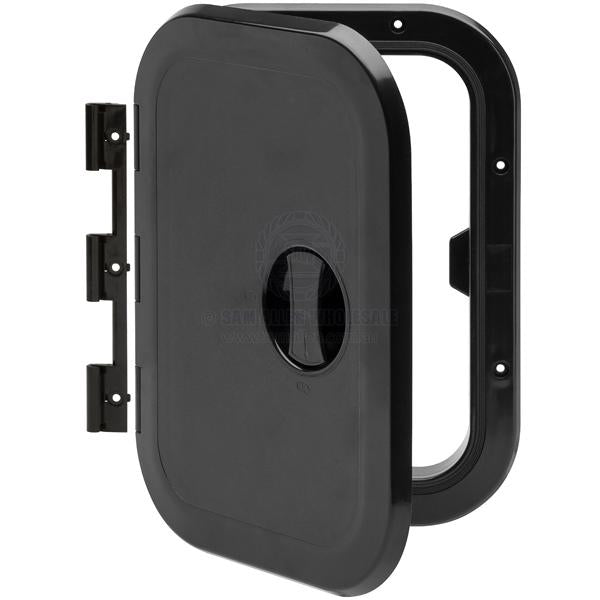 ACCESS HATCHES - REMOVABLE & FIXED HINGE - ASA PLASTIC - SINGLE HANDLE