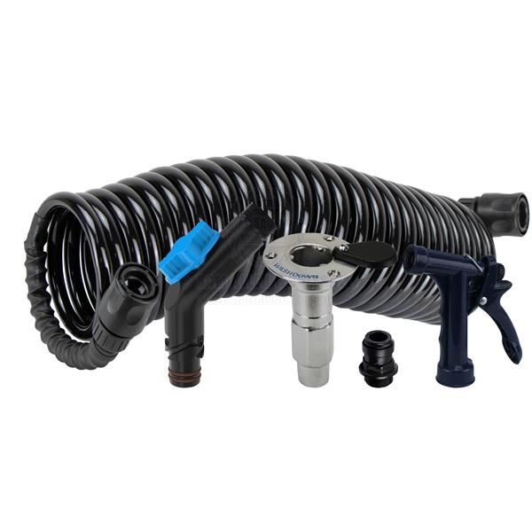 DECK WASH HOSE COIL KITS WITH FLUSH LINK - BSP THREAD