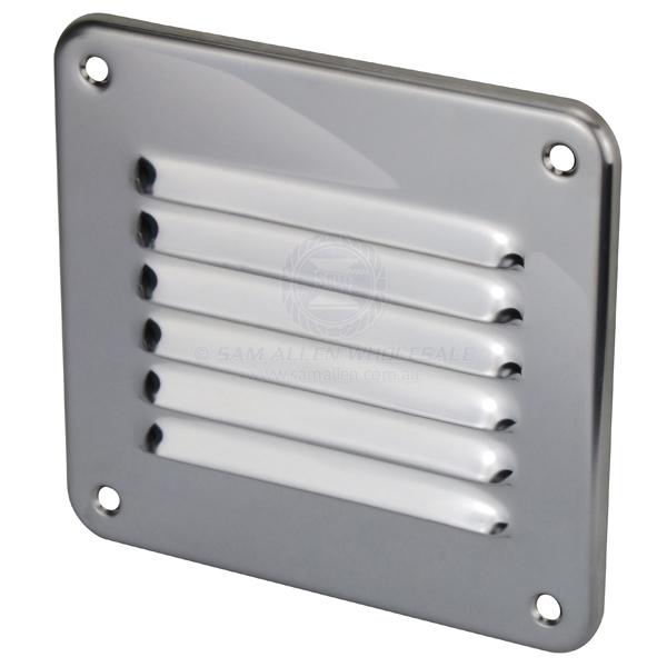 VENT - ROLLED EDGE LOUVRE - STAINLESS STEEL