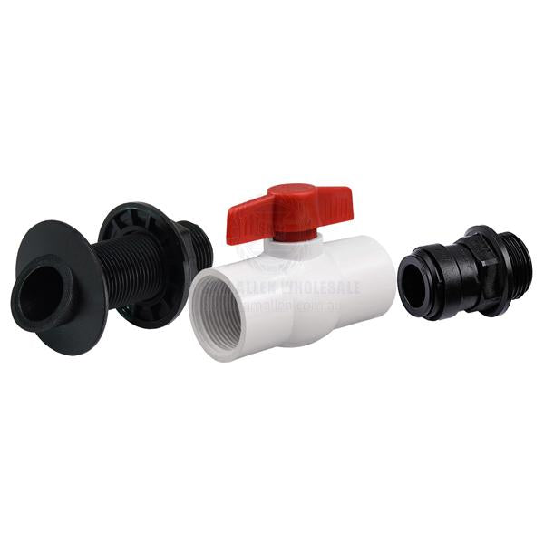 WATER PICKUP KITS - DECK WASH - NYLON PICKUP & PVC BALL VALVE KITS