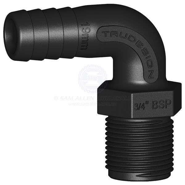 TRUDESIGN HOSE TAILS - MALE TAIL 90°