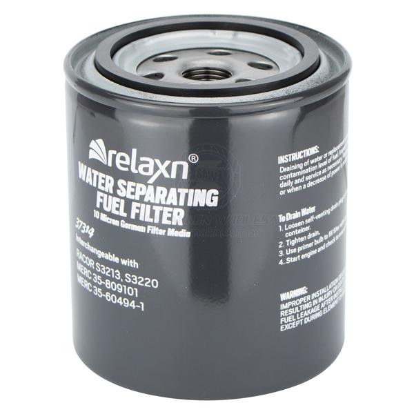 MERCURY WATER SEPARATING FUEL FILTER - RELAXN