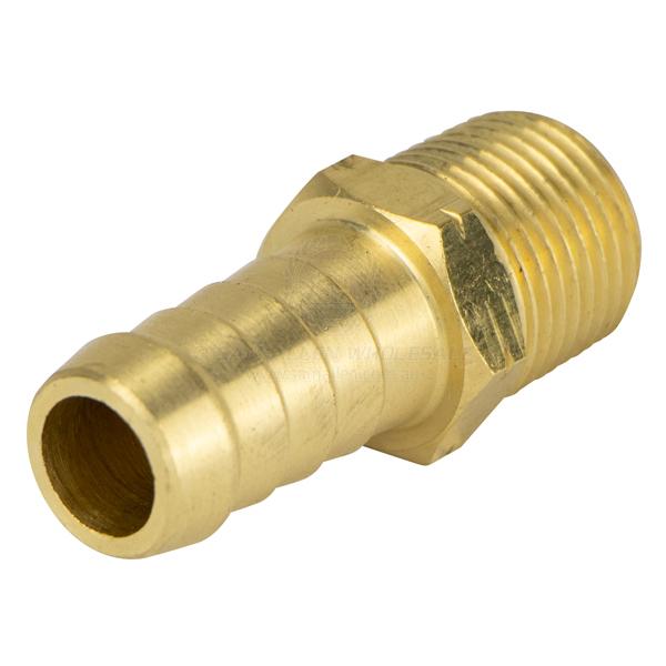 HOSE TAILS - MALE BRASS STRAIGHT