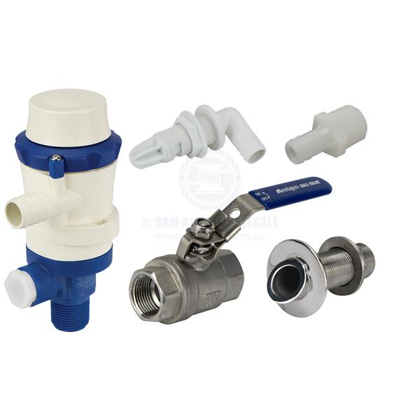 STAINLESS STEEL PICKUP KITS - DECK WASH / BAIT PUMP