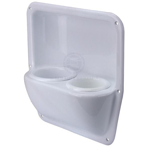 DRINK HOLDER - DUAL - SIDE MOUNT - RECESSED