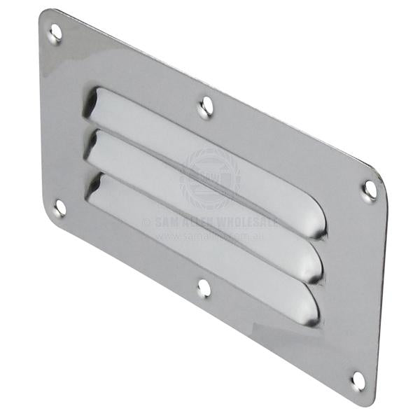 VENTS - RECTANGULAR LOUVRE - STAINLESS STEEL