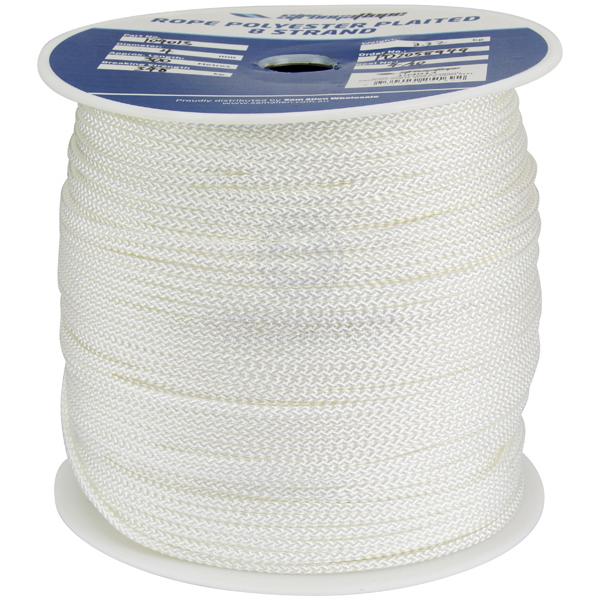 STRONGAROPE ROPE - POLYESTER - 8 STRAND BRAIDED